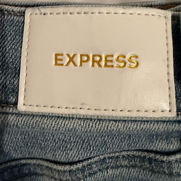 Express Women's Mid Rise Medium Wash Skyscraper Jeans size 2R - Picture 6 of 9